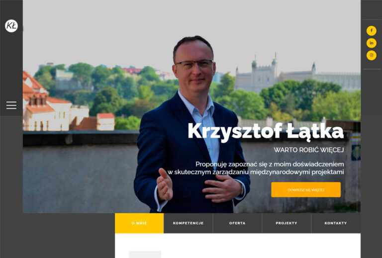 Strona Krzysztofa Łątki – polskiego eksperta biznesowego w zakresie zarządzania projektami współpracy międzynarodowej PL UA EN RU