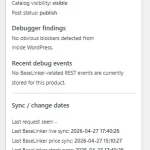 Aroks BaseLinker Debugger